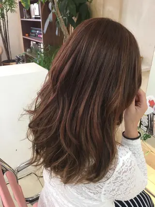 セミロング ロング 竹井 寛喜のヘアスタイル