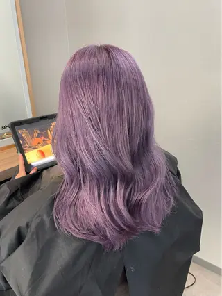 セミロング 髪質改善カラー🫧 横浜/liberteのヘアスタイル