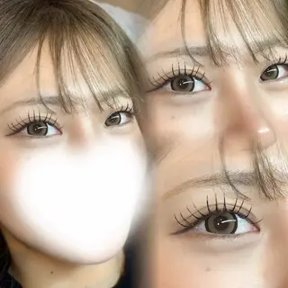 マツエク・マツパ una / Rinna🤍のマツエク・マツパデザイン