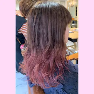 ロング カラー 浅沼 久瑠美のヘアスタイル