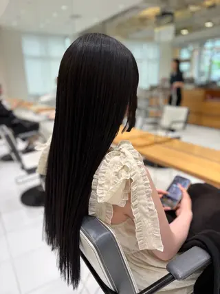 ロング カラー 池田 悠人のヘアスタイル