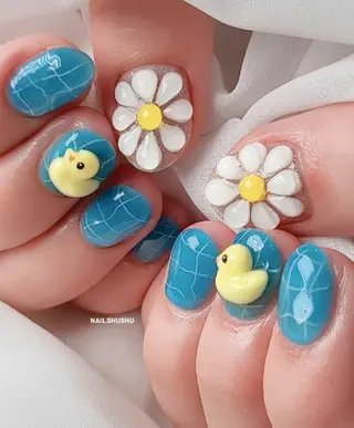 ネイル 3dパーツ/流行り 👧shushu❤️のネイルデザイン