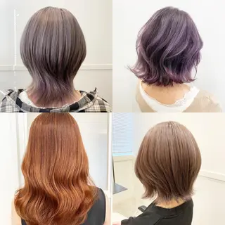 カラー レイヤーと縮毛矯正で 飯食ってる人のヘアスタイル