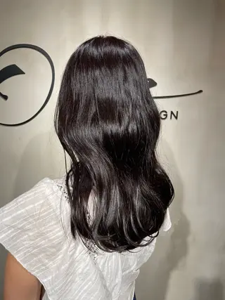 セミロング カラー 艶感/レイヤーカット 🌐Taketoのヘアスタイル
