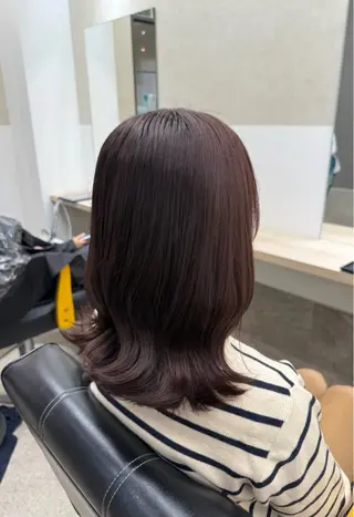 ミディアム GiseL 博多 ほのかのヘアスタイル