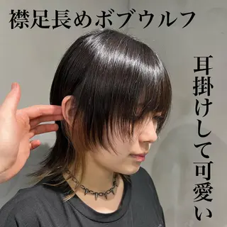 ショート 🐺立川のウルフ屋 さん🐺おかみ🐺のヘアスタイル