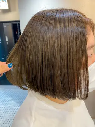 ミディアム カラー louwe 武藤幸世のヘアスタイル