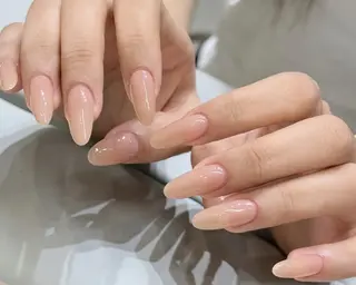 ネイル By moonネイル 🌷ワンホン/韓国風のネイルデザイン