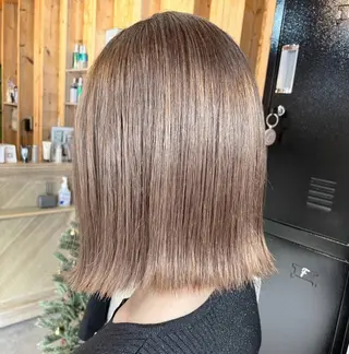 ショート 💕モテベージュ 🧡NANAKO🧡のヘアスタイル