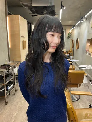 ロング カラー SALT WATER所属・🤎𝐌𝐚𝐨⌇ お悩み解決美容師🤎のヘアスタイル