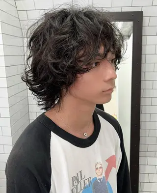 ショート 紙屋町ショート /ボブ　パーマ河内蓮のヘアスタイル