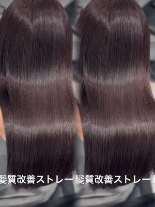 ロング カラー 表参道/ハイライト バレイヤージュのヘアスタイル
