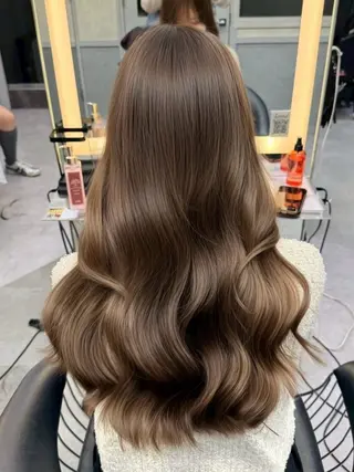 ロング カラー 韓国レイヤー× 艶髪 池袋/ハナ🌷のヘアスタイル