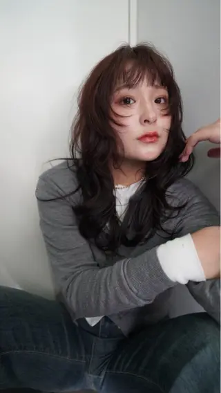 ミディアム HAZEL所属・大山 茶子のヘアスタイル