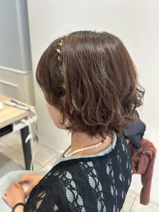 ショート ヘアアレンジ 《.Xian》ミサキ /艶髪/メンズパーマのヘアスタイル