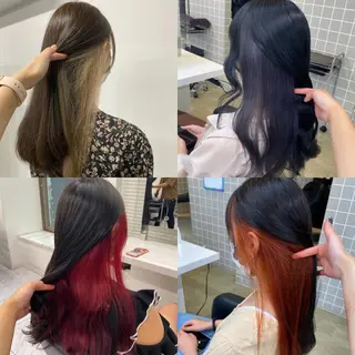 ロング カラー ヘアアレンジ キッズ TRU Shino🦋のマツエク・マツパデザイン