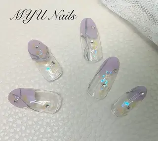 ネイル ニュアンスネイル🌈 MYU Nailsのネイルデザイン