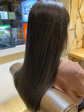 ロング カラー kawabe maikoのヘアスタイル