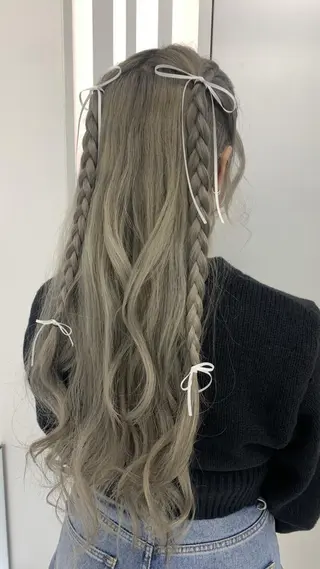 ヘアアレンジ ❄️透明感カラー❄️ メンズ✂️TOWAのヘアスタイル