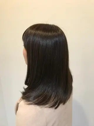 ミディアム カラー 沙奈 /さなのヘアスタイル