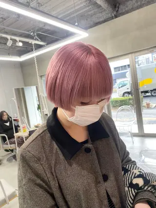 ショート カラー 前橋 姫奈のヘアスタイル