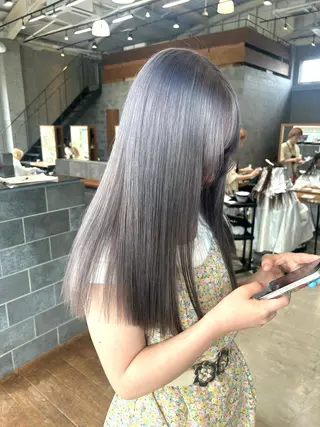 カラー 🎀艶ハイトーン特化 🎀セナのヘアスタイル