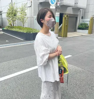 ショート カラー 艶髪 🌸木下なつみのヘアスタイル