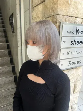 ショート Yurina ブリーチ特化のヘアスタイル