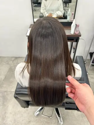 ロング 髪質改善/透明感 カラー/メンズ/優真のヘアスタイル