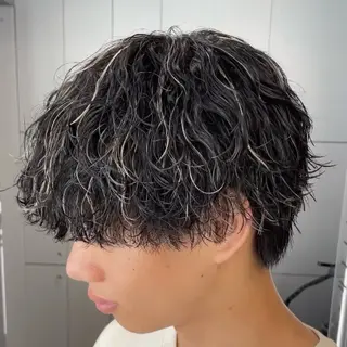 ミディアム カラー ヘアアレンジ メンズ fifth 石川 凪のヘアスタイル