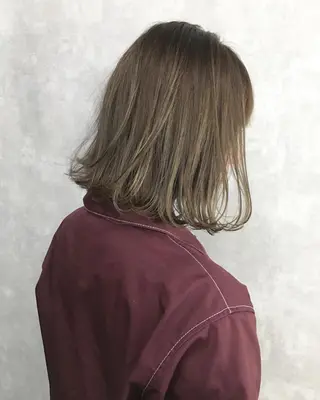ショート カラー レイヤーカット BLend 渋谷のヘアスタイル