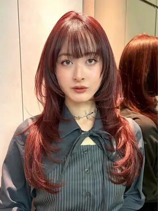 ロング 🩵レイヤー/ショー ト/🫧harukaのヘアスタイル