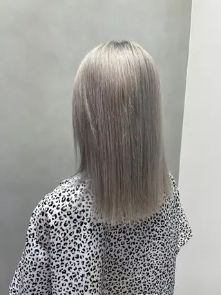 ミディアム カラー 16日~benji 福間店です 長木のヘアスタイル