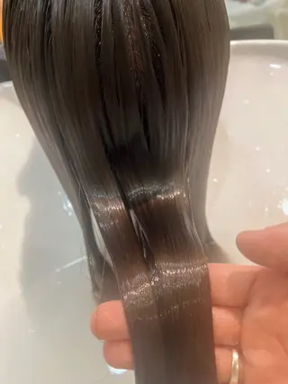 ミディアム カラー パーマ ヘアアレンジ メンズ 堀井 凌平のヘアスタイル