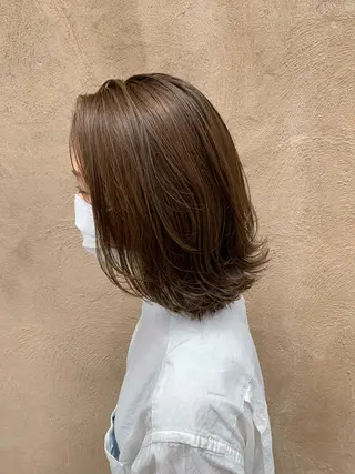 ミディアム 💎髪質改善/縮毛 矯正💎メンズパーマのヘアスタイル