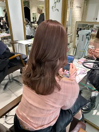 ロング カラー ヘアアレンジ 透明感カラー ai🫧🪞のヘアスタイル