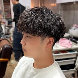 ミディアム パーマ メンズ 【メンズ特化】パーマ /マッシュ/ヨシダのヘアスタイル