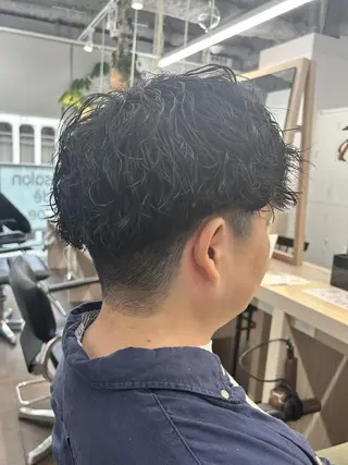 ショート メンズ パーマ メンズパーマ/ メンズカット/タクヤのヘアスタイル