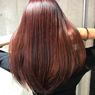 ロング カラー 韓国レイヤーカット 🧸ベージュカラーのヘアスタイル