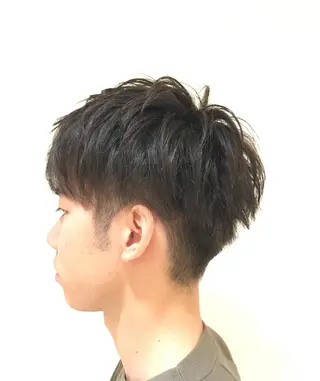 メンズ 傷んだ髪をサラサラに 曲がる縮毛矯正◎高岡のヘアスタイル