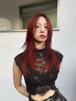 ロング カラー 🧡色落ちまで2度 楽しめる🧡ヨシキのヘアスタイル
