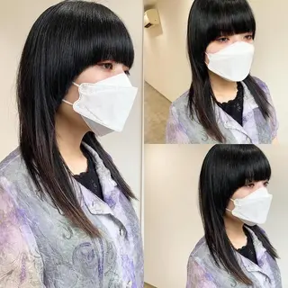 ロング ショート&ボブ井上 菜樹のヘアスタイル