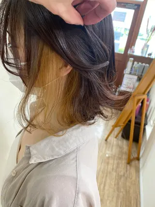 カラー SALOWIN栄 高須大貴のヘアスタイル