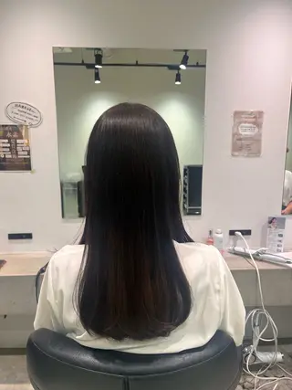 ロング 野村 佳蓮のヘアスタイル