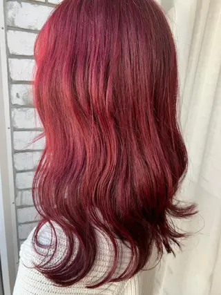 セミロング カラー LUXBE LUCEのヘアスタイル