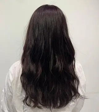 カラー ロング 【縮毛矯正/レディー スカット】美涼🎀のヘアスタイル
