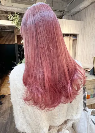 ロング カラー 初めてでも失敗しない 透明感カラー　Miiのヘアスタイル