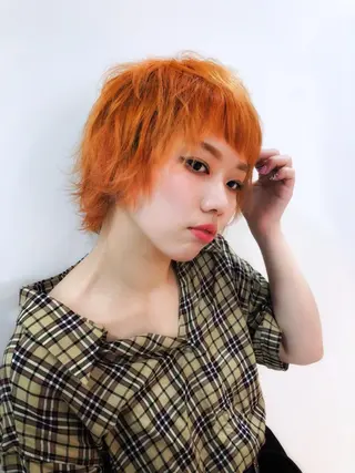 ショート カラー sato yoのヘアスタイル