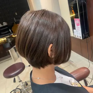 ショート カラー 🍒暖色カラー🍒 ✨髪質改善✨西村亜弥のヘアスタイル