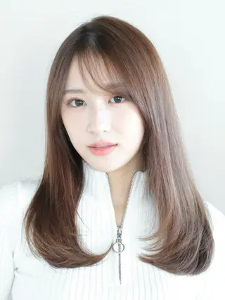 ロング カラー 髙木美緒🌿 レイヤー/アレンジのヘアスタイル